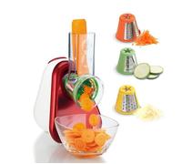 Moulinex DJ7535 Râpe électrique et spiraliseur Plastique Rouge