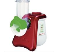 Moulinex Fresh Express Max DJ8115 - Râpe électrique - 260 Watt - rouge métallique/blanc Rouge métallique/blanc G