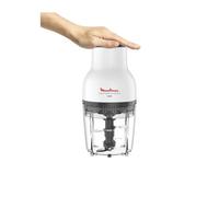 Moulinex Dj520110 Moulinette Essential, Hachoir 300 W, Bol 400 Ml, 4 Lames En Acier Inoxydable, Mini Mixeur Viande, Decoupe Legu Seb