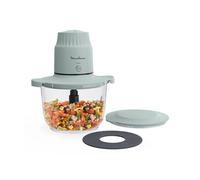 Moulinex Hachoir Choppeo DJ603110 3-en-1 500 W 1 L Bol en verre Gris et transparent