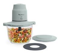 Moulinex Hachoir Choppeo DJ603110 3-en-1 500 W 1 L Bol en verre Gris et transparent