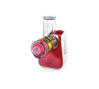 Moulinex DJ7645 Râpe électrique et spiraliseur Plastique Rouge et Blanc