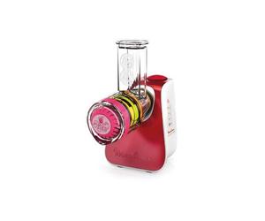Moulinex DJ7645 Râpe électrique et spiraliseur Plastique Rouge et Blanc