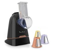 Moulinex DK8638 Râpe électrique et spiraliseur Plastique Noir