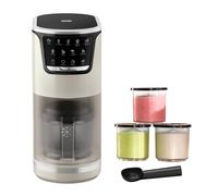Moulinex - Dolci Machine à glaces 10 programmes 3 bols 1.4L Ivoire
