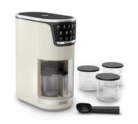 Moulinex Dolci, Machine à glaces, 10programmes, Nettoyage automatique, 3 bols, 1,4 L, MJ604AF0