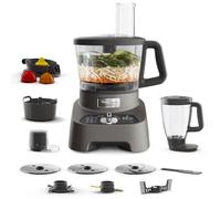 Moulinex FP825E robot de cuisine 1000 W 3 L Noir, Gris