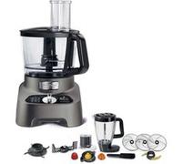 Moulinex FP825E robot de cuisine 1000 W 3 L Noir, Gris
