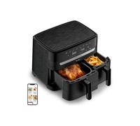 Moulinex Dual Easy Fry EZ901N Double 8,3 L Autonome 2450 W Friteuse d’air chaud Noir