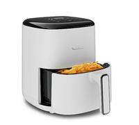 Moulinex Easy Fry Compact Friteuse sans huile, 3 L, 4 personnes, 10 programmes automatiques, Ecran digital, Format compact, air fryer EZ145A20, Beige