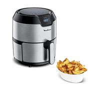 Moulinex Easy Fry EZ401D10 friteuse Unique 4,2 L 1500 W Friteuse d’air chaud Noir, Acier inoxydable
