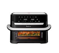 Moulinex Easy Fry Dual Flex, Air Fryer, Tiroir de 9 L pour 8 personnes, Double zone, Séparateur amovible, 7 programmes