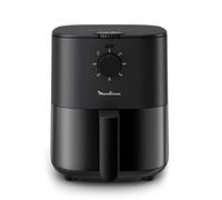 Moulinex Easy Fry Essential EZ1308 Friteuse à air chaud, avec peu ou sans huile, commandes manuelles, 5 programmes, repas sains, capacité 1 kg, jusqu'à 4 personnes, compacte, couleur noire
