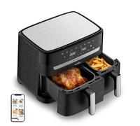 Moulinex Easy fry Essential inox, 8,3L, Jusqu'à 8 personnes, 7 Programmes intuitifs, Air Fryer, Repas complet, synchronisation, Économie d'énergie, Application dédiée, EZ901820