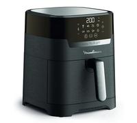 Moulinex - Easy Fry & Grill Friteuse sans huile 8 programmes - 4.6 L | Air fryer 2en1 avec gril fonte pour 6 personnes - 8 programmes automatiques - Cuisson rapide et saine sans huile