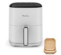 Moulinex Easy Fry POP GRIS POUDRE 5L, air fryer, Jusqu'à 6 personnes, 10 Programmes intuitifs, Ecran tactile digital, Gain de temps et d'énergie, EZ245GF0