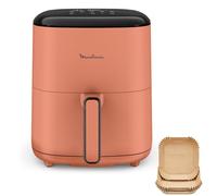 Moulinex Easy Fry POP TERRACOTTA 5L, air fryer, Jusqu'à 6 personnes, 10 Programmes intuitifs, Ecran tactile digital, Gain de temps et d'énergie, EZ245TF0