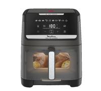 Moulinex Easy Fry Silence 7 L, le air fryer XXL le plus silencieux, Jusqu'à 8 personnes, Façade amovible, Fenêtre de visualisation