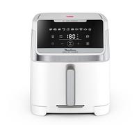 Moulinex - Easy Fry Silence Air Fryer - 10 programmes - 7 L - Blanc | Friteuse à air multifonctions pour 8 personnes - Technologie Silence brevetée - Cuisson rapide - Façade amovible