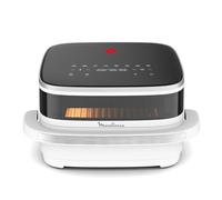 Moulinex Easy Fry XL Surface & Pizza 4L, Air fryer, Très grande surface de cuisson, Compact, Fenêtre de visualisation, Blanc, YY5876FB