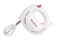 Moulinex Easy Max ABM11A30 - Batteur à main - 200 Watt - blanc/rouge