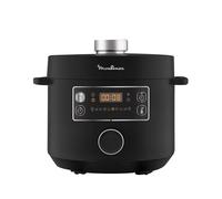 Moulinex Epic Turbo Cuisine CE7548 Autocuiseur électrique 1090 W 10 programmes automatiques panier vapeur, Métal, Noir