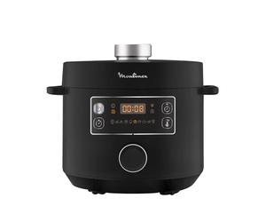 Moulinex Epic Turbo Cuisine CE7548 Autocuiseur électrique 1090 W 10 programmes automatiques panier vapeur, Métal, Noir