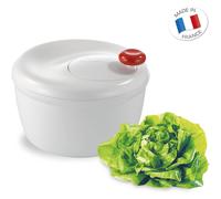 Moulinex Essoreuse à Salade Bouton Stop Capacité 5L - Fabriqué en France - BLANC