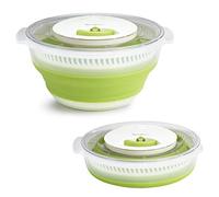 Moulinex - Essoreuse à salade rétractable - Accessoire Cuisine - 4 L | Essoreuse à salade rétractable pour un gain de place de 50 pour cent dans votre cuisine - Mécanisme à cordon sans effort