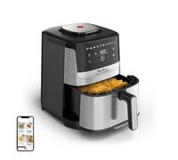 Moulinex Easy Fry Silence, air fryer, 5 L, Technologie Silence, Système Easy Clean & Store, Inox, EZ552DF0