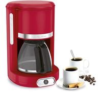 MOULINEX FG381510 Soleil Cafetière filtre, Machine à café, Capacité 1,25 L, 10-15 tasses, Verseuse verre, Anti-goutte, Arrêt auto