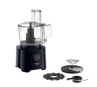 Moulinex FP2428 robot de cuisine 800 W 2,4 L Noir, Transparent