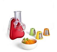 Moulinex DJ7535 Râpe électrique et spiraliseur Plastique Rouge