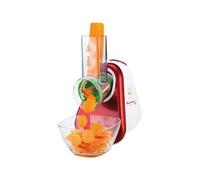 Moulinex DJ755G Râpe électrique et spiraliseur Plastique Rouge, Blanc