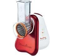 Moulinex Fresh Express Plus DJ756G - Râpe électrique 150W - Rouge métallique/blanc