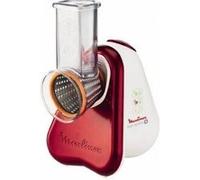 Moulinex Hachoir Tranche-légumes Fresh Express Plus DJ756G15 150 W Polyvalent Rouge métallique/blanc