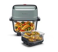 Moulinex Friteuse à air Crisp&Go FY7014E0 1700 W 1,4/3,8 L Bleu