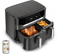 Moulinex EZ942HF0 friteuse Double 11 L Autonome 2020 W Friteuse d’air chaud Charbon de bois
