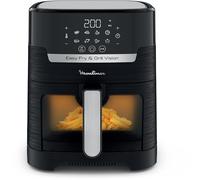 Moulinex Easy Fry & Grill Vision Friteuse sans huile + Grill, Capacité 4,2 L, Jusqu'à 6 personnes, 8 programmes automatiques, Fenêtre amovible, Écran tactile, air fryer EZ506820