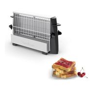 Moulinex Grille-pain inox vintage noir Design ouvert Jusqu’à 4 tranches de pa...