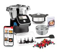 Moulinex I-Companion Touch Pro HF93F810 robot ménager Noir et Acier inoxydable