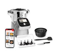 Moulinex I companion touch Pro, Robot cuiseur, 18 modes, 4,5 L, Balance intégrée, Idées de recettes illimitées, Ecran tactile, application exclusive gratuite HF93CCF0, Argent