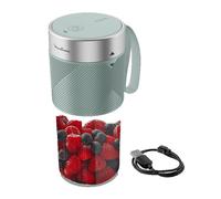 Moulinex Lightmix LM1C0410 blender 0,3 L Mixeur portable Gris, Acier inoxydable, Transparent