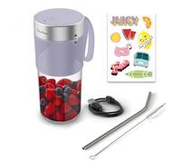 Moulinex Lightmix, Blender portable, 300ml, Puissant, Rechargeable, Lila clay, LM1CS6F0