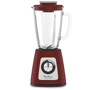 MOULINEX LM430510 BLENDER BLENDFORCE VERRE ROUGE 800 W 4 LAMES