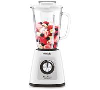 Moulinex LM4351 Mixeur 800 Watt 2 Vitesse Mélangeur Verre 1.75 L Blanc