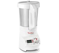 Moulinex LM904110 Blender Chauffant Soup & Co Mixeur Soupes Gaspachos Smoothies Compotes 1100W 1,8L Blanc