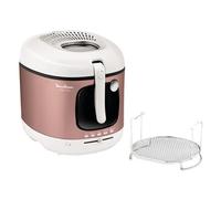 Moulinex Mega 2kg Unique 3,3 L Autonome Friteuse Rose, Blanc