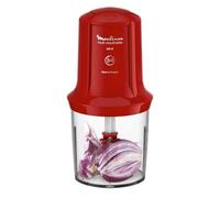Moulinex, Mini Hachoir, Multimoulinette, 500 ml, 6 lames en acier inoxydables, AT714G32, Rouge Rubis