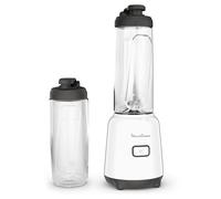 Moulinex - Mix & Move Mini blender 300W avec 2 gourdes de 0.6L - Blanc